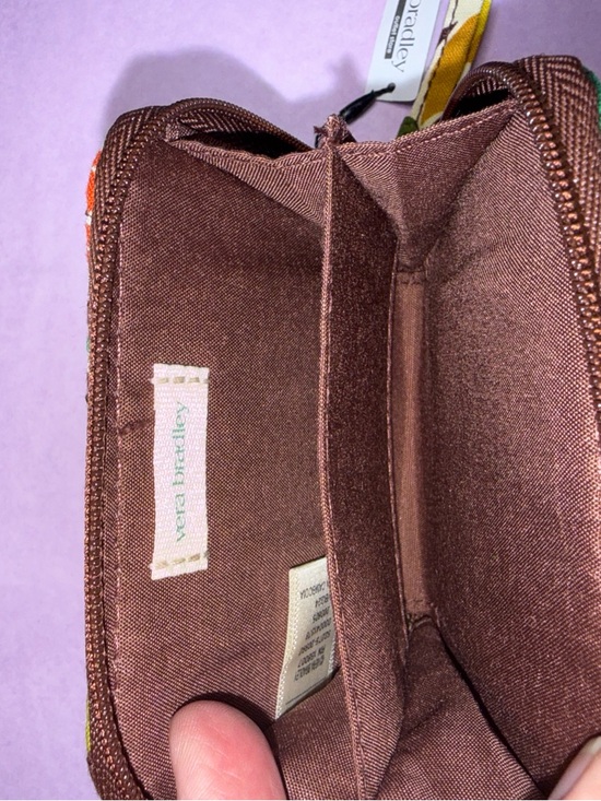 NWT Vera Bradley Essential Small Zip-Around Wallet - Evening Garden - Picture 4 of 4